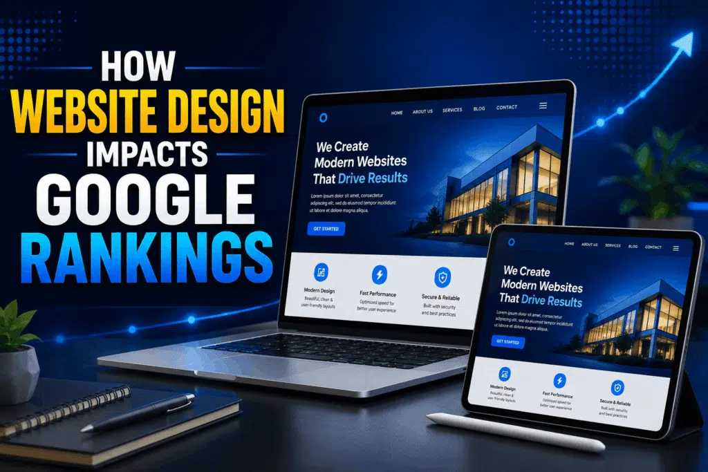 How Website Design Impacts Google Rankings