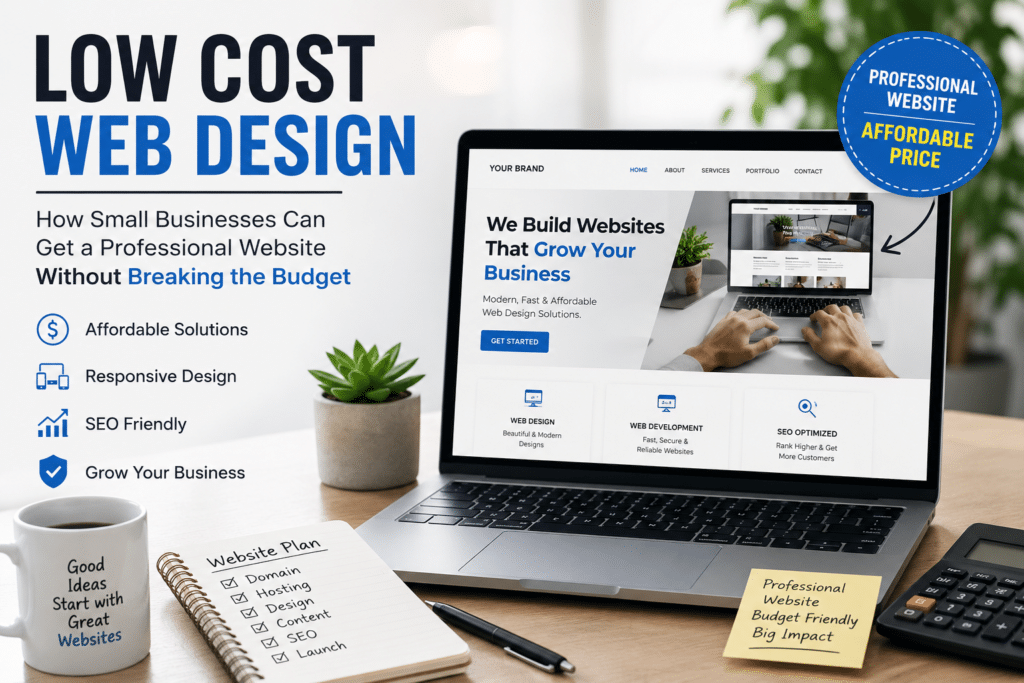 Low Cost Web Design That Helps Small Businesses Stand Out