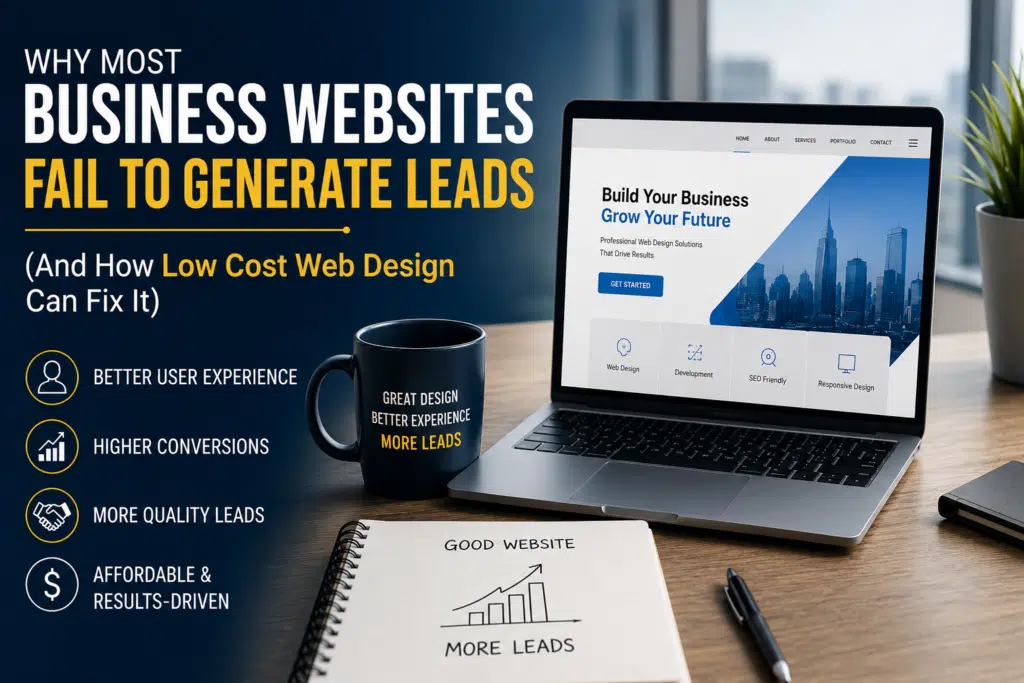 Low Cost Web Design: Why Most Business Websites Fail to Generate Leads