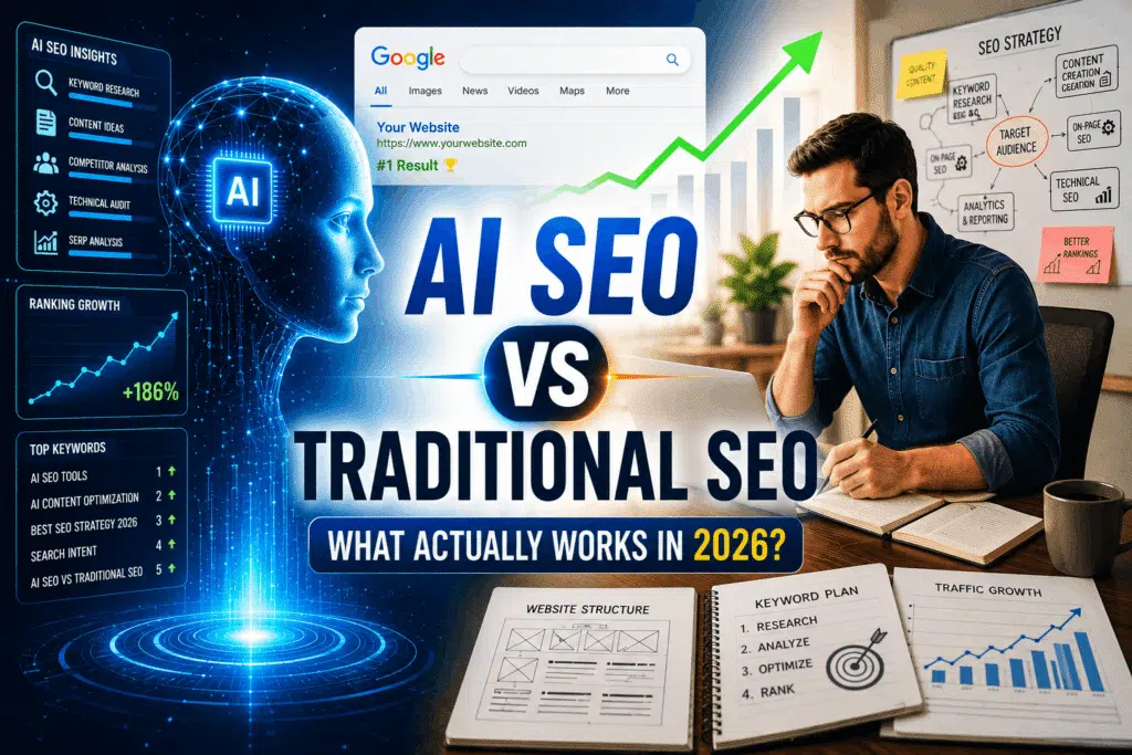 AI SEO vs Traditional SEO: What Actually Works in 2026?