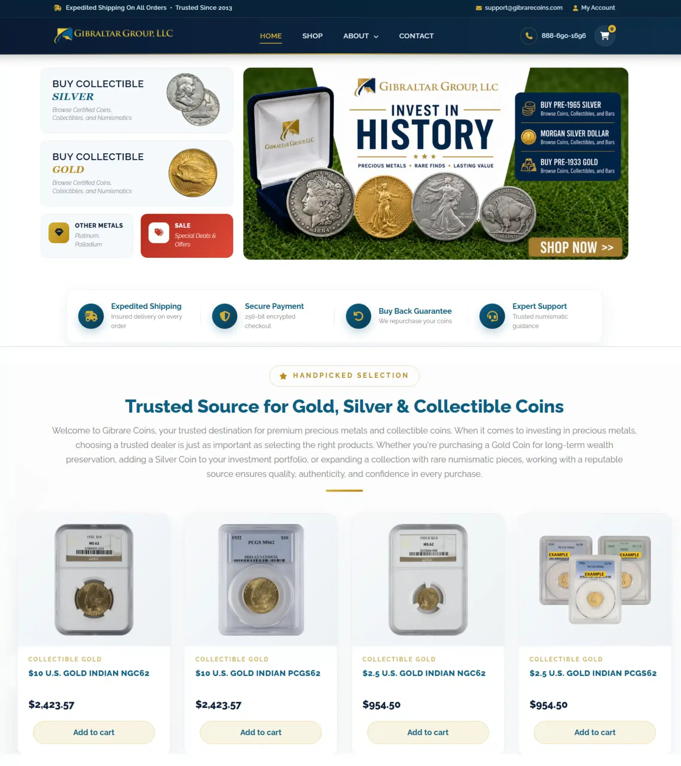 Gibrare Coins