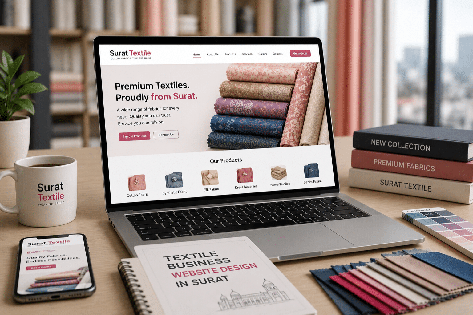 Textile Business Website