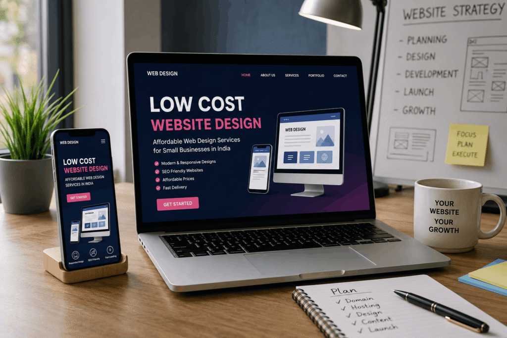 Low Cost Website Design in India: Affordable Web Design Services for Small Businesses