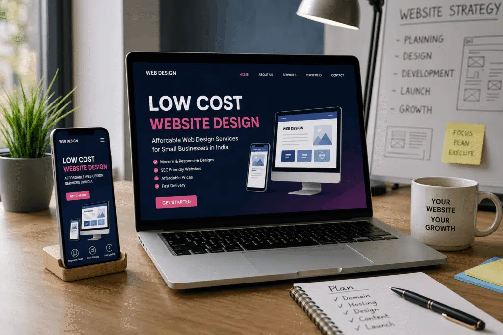 Low Cost Website Design in India: Affordable Web Design Services for Small Businesses